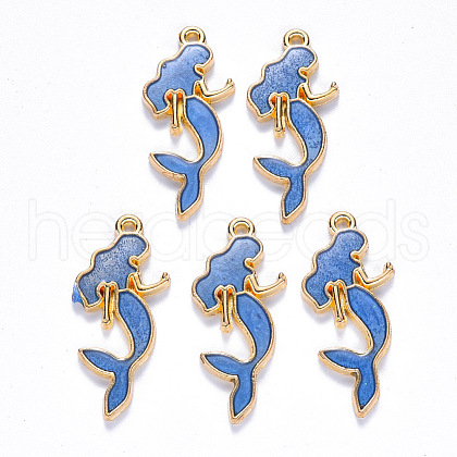 Alloy Enamel Pendants X-ENAM-N054-021A-1