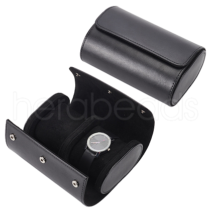 Imitation Leather Couple Watch Package Boxes CON-WH0086-112-1