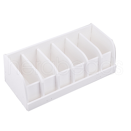 6 Grids PVC Belt Storage Box CON-WH0099-29-1