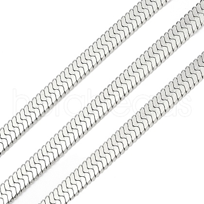 Brass Herringbone Chains CHC-C011-01D-P-1