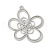 304 Stainless Steel Pendants STAS-V016-02P-1