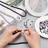   12Strand 3 Color Flat Round Handmade Polymer Clay Beads CLAY-PH0001-70-7