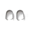 304 Stainless Steel Snap on Bails STAS-V007-02B-P-1