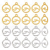 Unicraftale 60PCS 2Colors Rack Plating Alloy Charms FIND-UN0002-59-1