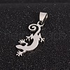 Tarnish Resistant Boy Jewelry Original Color 201 Stainless Steel Pendants STAS-I032-216-1