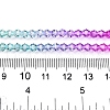 Gradient Color Baking Painted Glass Bead Strands DGLA-A039-T6mm-A011-5