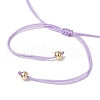 Glass Seed Beaded Braided Beads Bracelets BJEW-MZ00182-03-5