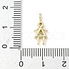 Brass Micro Pave Cubic Zirconia Pendants ZIRC-I356-17G-B07-3