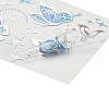 2Pcs Butterfly Waterproof PET Stickers DIY-G116-03C-2