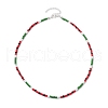 MIYUKI Round Rocailles Beaded  Necklaces NJEW-TA00160-4