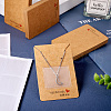 100Pcs Ractangle Kraft Paper Necklace Earring Display Cards AJEW-TA0001-26A-7
