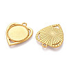 304 Stainless Steel Pendant Cabochon Component STAS-N114-05G-2