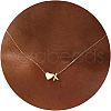 Simple Style Adjustable 316L Surgical Stainless Steel Heart and Initial Pendant Necklaces for Women WG95AEF-24-1