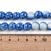 Transparent Baking Painted Glass Beads Strands DGLA-N009-10mm-07-5