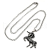 304 Stainless Steel Pendant Necklaces NJEW-C066-13P-2