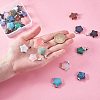 Natural & Synthetic Mixed Stone Pendants G-PH0034-36P-3