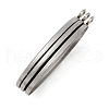 Tarnish Resistant 304 Stainless Steel Pendant Cabochon Settings STAS-K148-03-2
