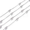 Tarnish Resistant 304 Stainless Steel Cable Chains CHS-I005-01P-2