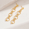 Elegant and Versatile Brass Dangle Stud Earrings GA3926-5-1