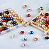 Plastic Imitation Pearl Pendants KY-TA0001-09P-17