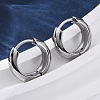 316 Surgical Stainless Steel Hoop Earrings for Women EJEW-G429-01B-P-1