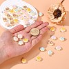 40Pcs 5 Colors Opaque Resin Pendants RESI-CJ0002-31-4