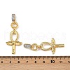 Brass Micro Pave Cubic Zirconia Pendants KK-H072-15B-G-3