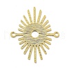 Brass Connector Charms KK-H435-14G-2