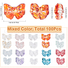 SUNNYCLUE 100Pcs Transparent Glass Beads GLAA-SC0002-23-2