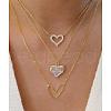 Alloy Pendant Layered Chain Necklaces for Women WGC39CD-05-1