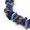 Natural Lapis Lazuli Chip Beads Stretch Bracelets BJEW-JB05765-06-2