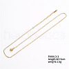 Fashionable Stainless Steel Lightweight Chain Necklace for Clothing and Accessories TK5574-1-1