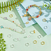   40Pcs 2 Colors Rack Plating Brass Bead Frames KK-PH0006-31-5