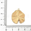 304 Stainless Steel Pendants STAS-P383-09G-3