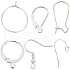 Beebeecraft 120Pcs 6 Style 304 & 316 Surgical Stainless Steel Earring Findings DIY-BBC0001-75-1