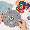CRASPIRE 1 Set DIY Embroidery Kits for Beginner AJEW-CP0008-71-3