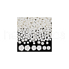 AHADERMAKER 300Pcs 3 Styles Imitation Pearl Acrylic Beads OACR-GA0001-20-8