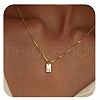 304 Stainless Steel Box Chain Necklaces FS-WG1FEB4-26-1
