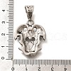304 Stainless Steel Pendants STAS-Z110-35AS-3