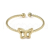 304 Stainless Steel Open Cuff Rings for Women RJEW-H229-04G-02-2