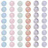 SUNNYCLUE 48pcs 6 colors Opaque Acrylic Beads OACR-SC0001-80-1