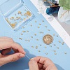 Unicraftale 200Pcs Rack Plating Brass Bead Tips FIND-UN0016-30A-2