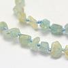 Rough Raw Natural Aquamarine Beads Strands G-K202-33A-3