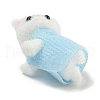 Flocking Resin Cute Pendants RESI-L043-05P-01-2