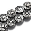 Electroplate Non-magnetic Synthetic Hematite Beads Strands G-T061-184B-1