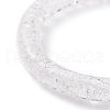 Acrylic Curved Tube Chunky Stretch Bracelet for Women BJEW-JB08134-01-4