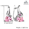 Triangle S925 Sterling Silver Hoop Earrings TY2897-2
