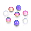 Transparent K9 Glass Cabochons GGLA-L029-03B-M01-1