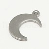 Tarnish Resistant 304 Stainless Steel Charms STAS-M037-09-2