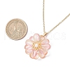 Glass Pendant Necklaces NJEW-MZ00112-09-4